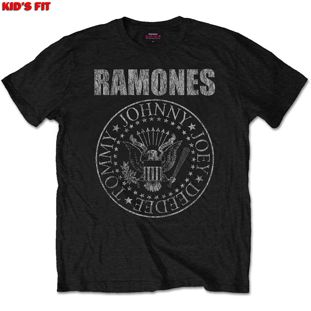 Ramones niños Distressed Seal Camiseta 