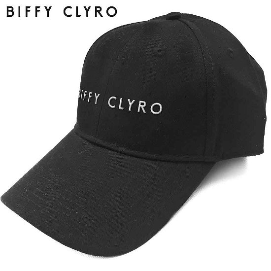 Cover for Biffy Clyro · Biffy Clyro Unisex Baseball Cap: Logo (Klær) [Black - Unisex edition]