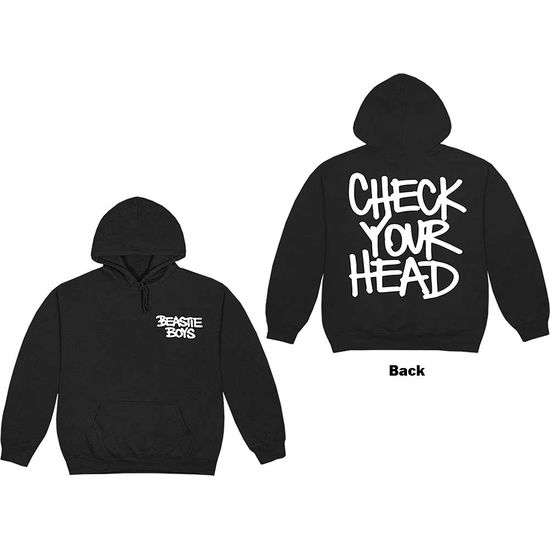 The Beastie Boys Unisex Pullover Hoodie: Check Your Head (Back Print) - Beastie Boys - The - Merchandise -  - 5056561007823 - 