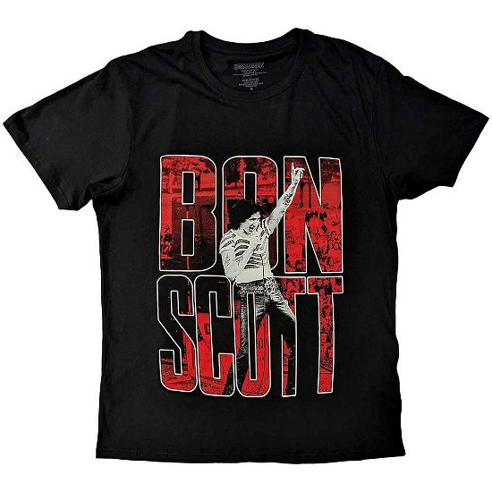 Cover for Bon Scott · Bon Scott Unisex T-Shirt: Big Type (T-shirt) [size S]