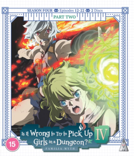 Cover for Is It Wrong to Pick Up Girls S4 Pt2 BD · Is It Wrong To Pick Up Girls In A Dungeon? Season 4 Part 2 (Blu-Ray) (2024)