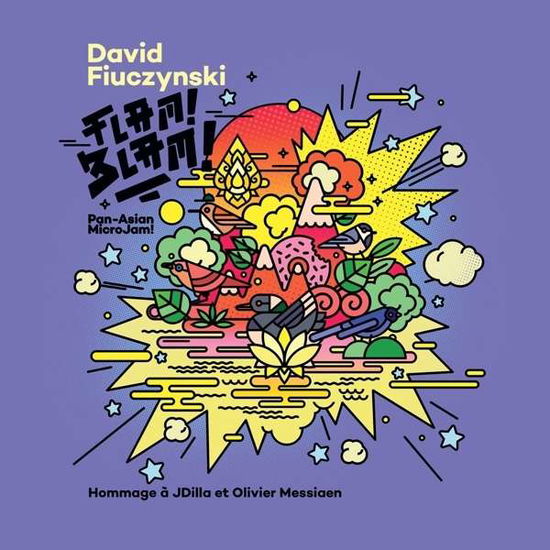 Cover for David Fiuczynski · Flam! Blam! Pan-Asian Microjam! (Yellow Vinyl) (LP) [Limited edition] (2016)