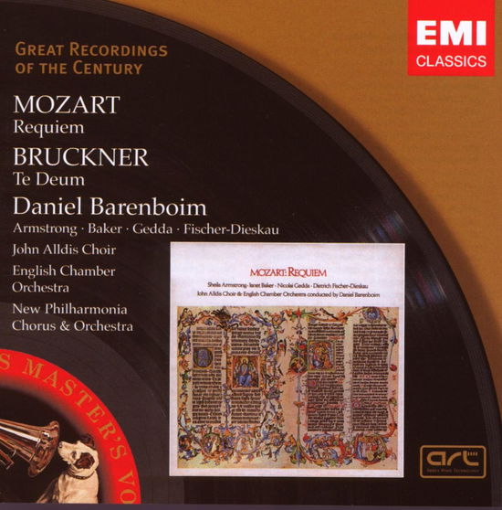 Cover for MOZART-BRUCKNER\barenboim · Mozart: Requiem; Bruckner: Te (CD) (2013)