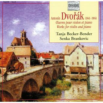 Cover for Becker-Bender / Brankovic · Works for Violin &amp; Piano    Pavane Klassisk (CD) (2000)