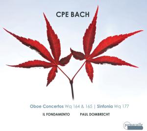 Cover for Bach,c.p.e. / Dombrecht · Oboe Concertos (CD) [Digipak] (2012)