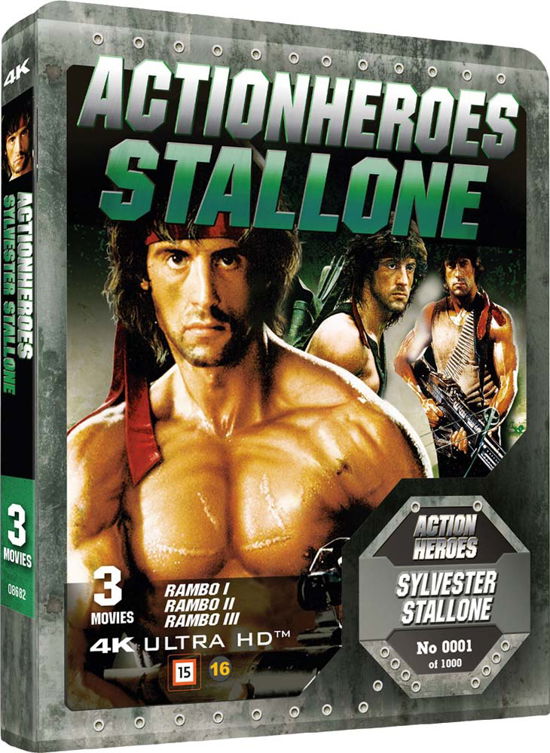 Cover for Sylvester Stallone: Rambo Collection (4K UHD Blu-ray) [Steelbook edition]
