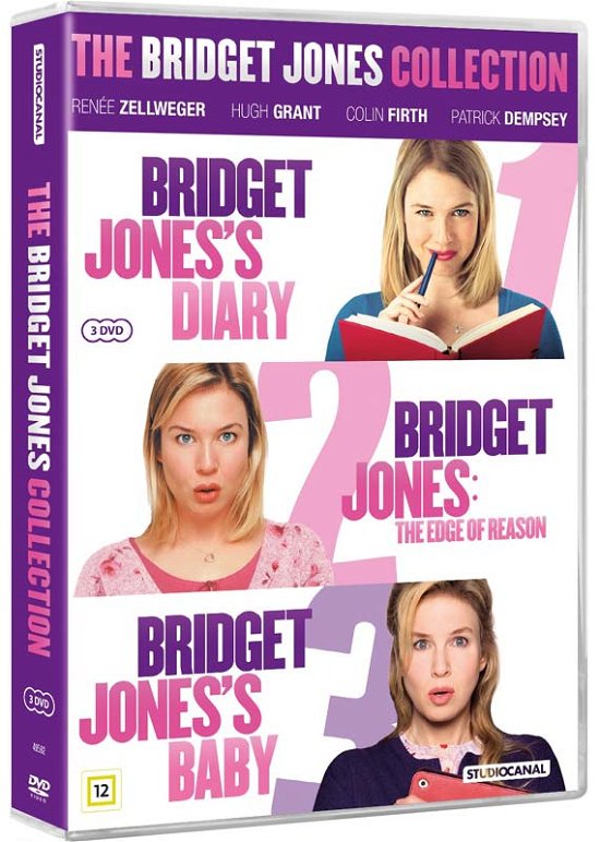 Cover for Bridget Jones Collection 1-3 (DVD) (2020)