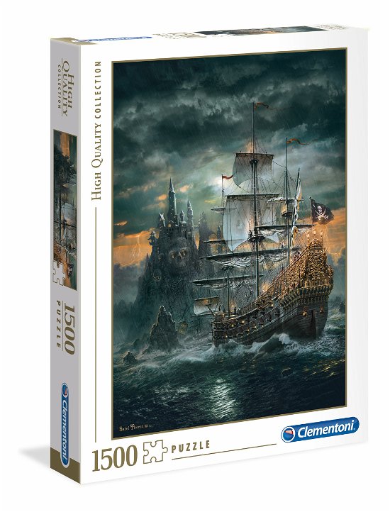 Cover for Clementoni · Puslespil HQC The Pirates Ship, 1500 brikker (Puslespill) (2023)