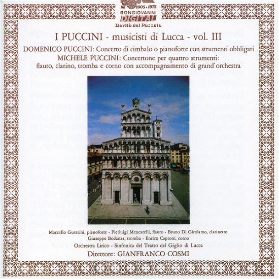 Cover for Puccini / Mencarelli / Pierluigi · I Puccini Musicisti Di Lucca (CD) (1989)