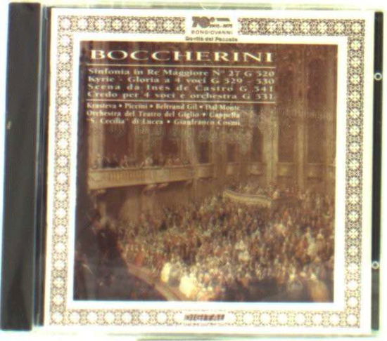 Cover for Boccherini / Beltran Gil / Krasteva · Sinfonia in Re Magg N 27 G 520 (CD) (1995)