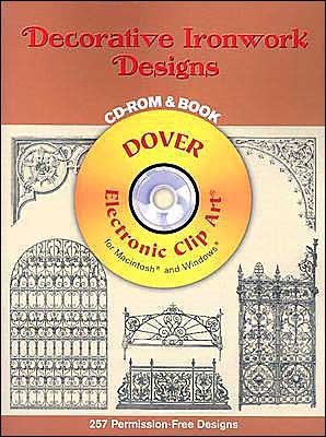Cover for Dover Dover · Decorative Ironwork Designs CD-ROM - Dover Electronic Clip Art (MERCH) (2004)