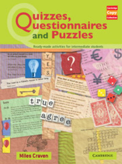 Cover for Miles Craven · Quizzes, Questionnaires and Puzzles - Cambridge Copy Collection (Spiralbuch) (2005)