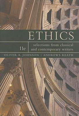 Cover for Andrews Reath · Ethics: Selections from Classic and Contemporary Writers (Pocketbok) (2011)