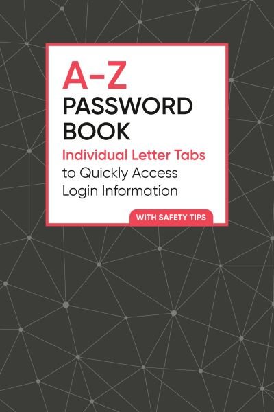 Cover for None · A-Z Password Book: Individual Letter Tabs to Quickly Access Login Information (Paperback Book) (2023)