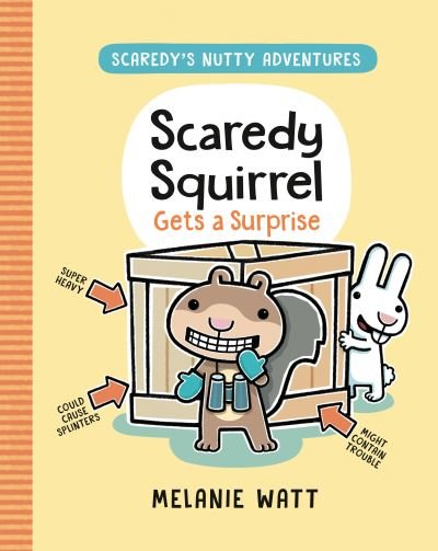 Scaredy Squirrel Gets a Surprise - Mélanie Watt - Livros - Random House Children's Books - 9780593703823 - 2 de maio de 2023