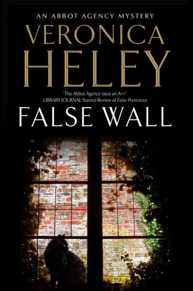 Cover for Veronica Heley · False Wall - An Abbot Agency mystery (Innbunden bok) [Main - Large Print edition] (2016)