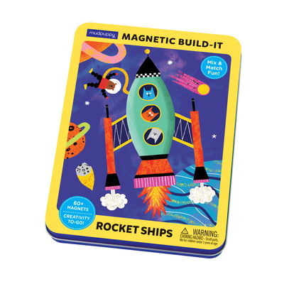 Rocket Ships Magnetic Build-it - Mudpuppy - Merchandise - Galison - 9780735363823 - September 29, 2022