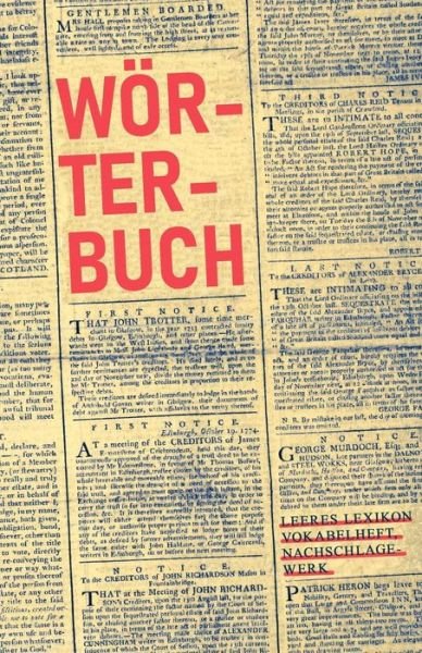 Woerterbuch - Leeres Lexikon, Vokabelheft, Nachschlagewerk - En Lettres Lernhilfe - Bücher - Independently Published - 9781080147823 - 12. Juli 2019