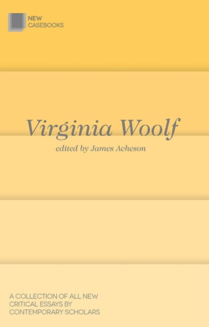 Virginia Woolf - Linden Peach - Books -  - 9781137430823 - December 2, 2016