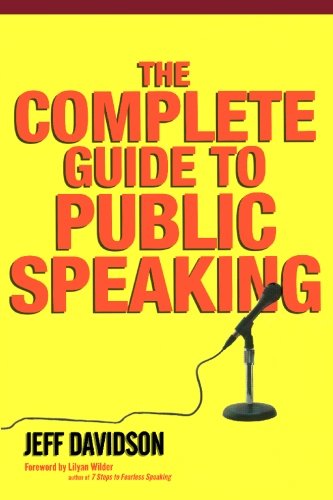 Cover for Jeff Davidson · The Complete Guide to Public Speaking (Paperback Book) (2007)