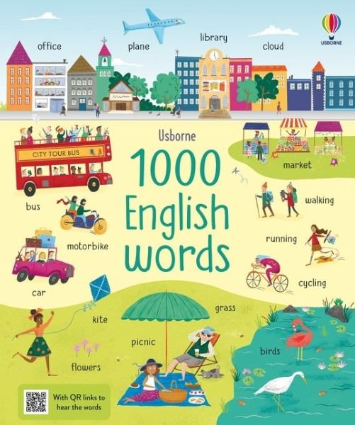 1000 English Words - Word Books - Jane Bingham - Bøker - Usborne Publishing Ltd - 9781474986823 - 14. oktober 2021