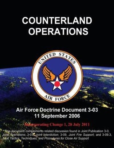 Cover for United States Air Force · Counterland Operations (Paperback Book) (2013)