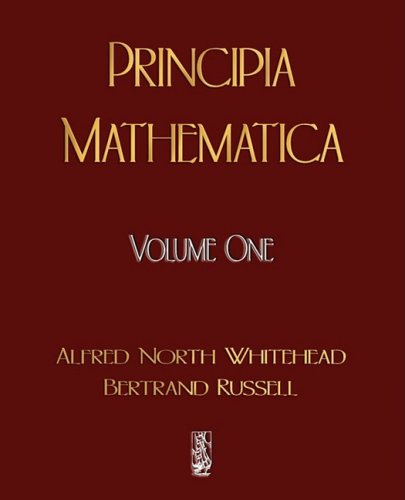 Cover for Alfred North Whitehead · Principia Mathematica - Volume One (Pocketbok) (2009)