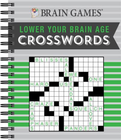 Cover for Publications International Ltd. · Brain Games - Lower Your Brain Age - Crosswords (Spiralbuch) (2017)