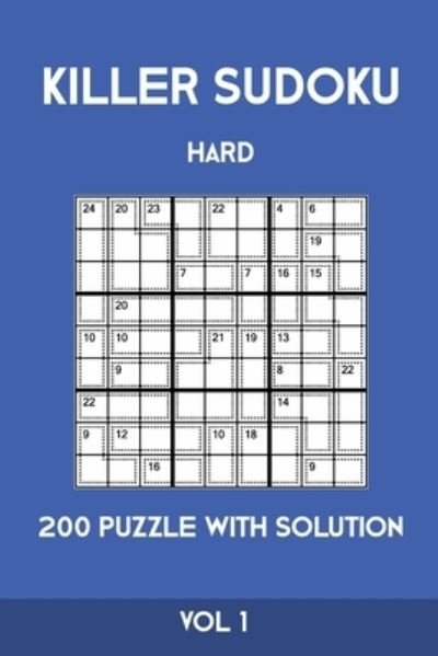 Cover for Tewebook Sumdoku · Killer Sudoku Hard 200 Puzzle With Solution Vol 1 (Paperback Bog) (2019)