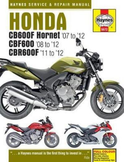 Cover for Matthew Coombs · Honda CB600 Hornet, CBF600 &amp; CBR600F (07 - 12) (Paperback Book) [New edition] (2017)