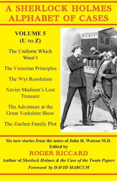 Cover for Roger Riccard · A Sherlock Holmes Alphabet of Cases, Volume 5 (U-Z) - A Sherlock Holmes Alphabet of Cases (Paperback Book) (2021)