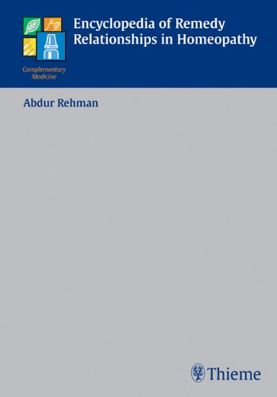 Cover for Abdur Rehman · Encyclopedia of Remedy Relationships in Homoeopathy (Inbunden Bok) (2003)