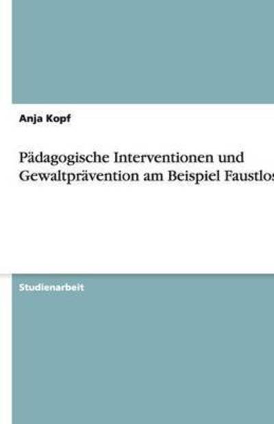 Cover for Kopf · Pädagogische Interventionen und Ge (Buch) (2009)