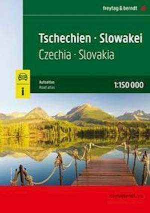 Cover for Freytag Berndt · Czechia - Slovakia Road Atlas 1:150,000 (Spiral Book) (2022)