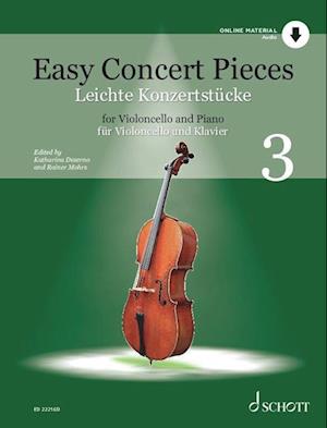 Easy Concert Pieces: Vol. 3. cello and piano. -  - Books - SCHOTT MUSIC GmbH & Co KG, Mainz - 9783795731823 - February 21, 2024