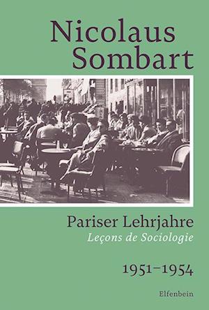 Cover for Sombart Nicolaus · Pariser Lehrjahre (Book) (2023)