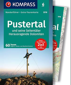 Cover for Eugen E. Hüsler · KOMPASS Wanderführer Pustertal und seine Seitentäler, Herausragende Dolomiten, 60 Touren mit Extra-Tourenkarte (Book) (2024)