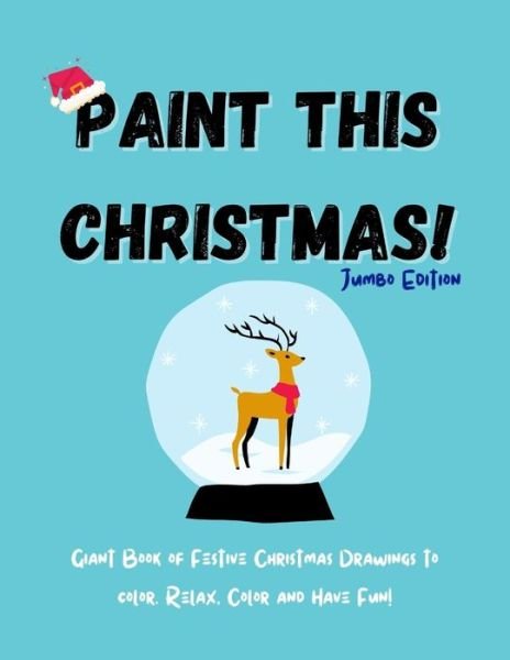 Cover for Paint Therapy · Paint This Christmas! Jumbo Edition (Paperback Bog) (2020)