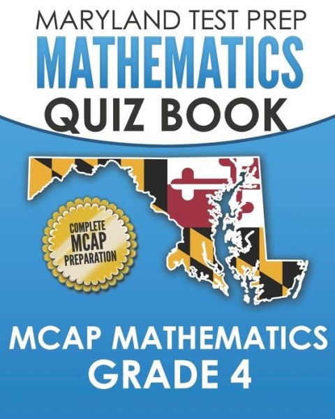 Cover for M Hawas · MARYLAND TEST PREP Mathematics Quiz Book MCAP Mathematics Grade 4 (Paperback Book) (2020)