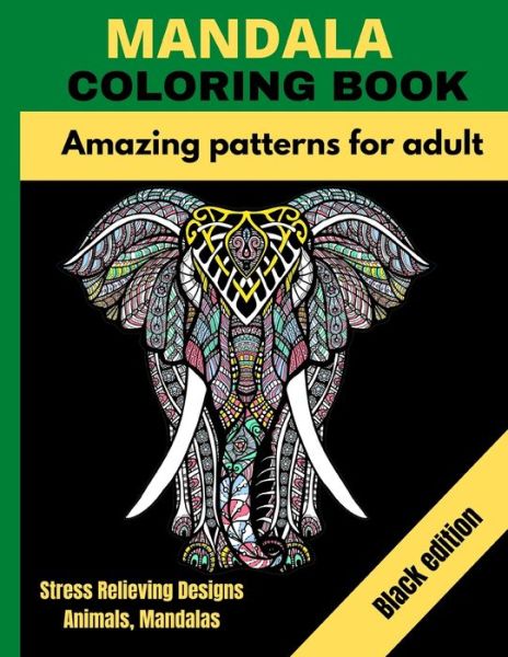 Cover for Black Edition · Mandala Coloring Book (Paperback Book) (2020)