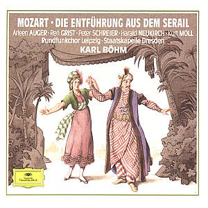 Cover for Mozart / Auger / Staatskapelle Dresden / Bohm · Mozart: Abduction from the Seraglio (CD) (1990)