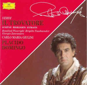 Cover for Placido Domingo · Verdi: Il Trovatore (CD)