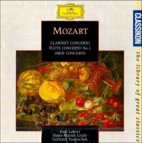 Cover for Wolfgang Amadeus Mozart · Clarinet, Flute &amp; Oboe Concertos (CD)