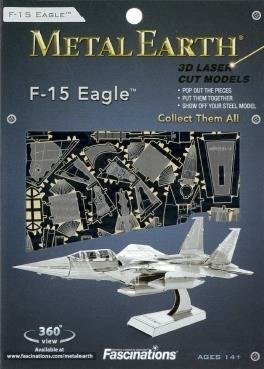 Cover for Speelgoed | Puzzels · Metal Earth F-15 Eagle (4pcs) (MERCH)
