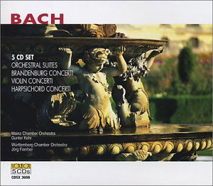 Cover for Bach / Kehr / Faerber / Mainz Co / Wurttemberg Co · Complete Orchestral Works (CD) [Box set] (2002)