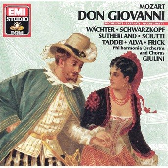 Cover for Schwarzkopf Elisabeth Giulini Carlo Maria · Schwarzkopf Elisabeth Giulini Carlo Maria - Mozart: Don Giovanni- Highlights (CD)