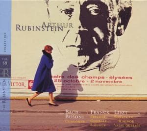 Cover for Rubinstein Arthur · Bach-busoni / Franck / Liszt - (CD) (2004)