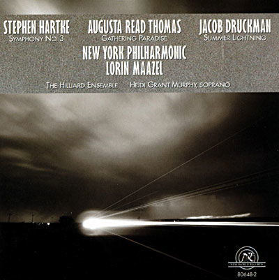 Cover for New York Philharmonic, Lorin Maazel, The Hilliard Ensemble, Heidi Grant Murphy · Hartke: Sy #3, Thomas : Gathering P (CD) (2006)