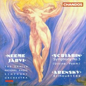 Jarvi Neeme / the Danish National Radio Symphony Orchestra · Silhouettes (Suites No. 2) Op. 23 / Symphony No. 3 (Divine Poem) Op. 43 (CD) (1991)