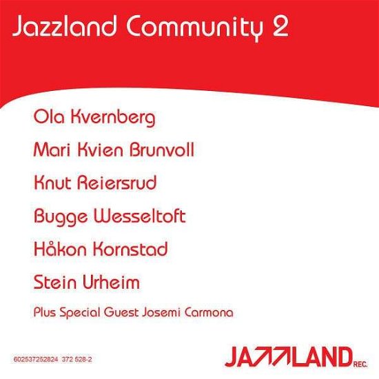 Cover for Jazzland Community 2 / Various (CD) (2013)